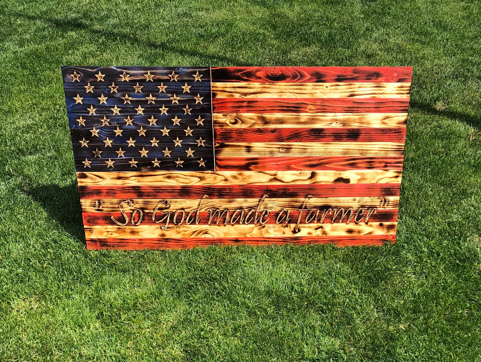 Palletwood American Flag Etsy