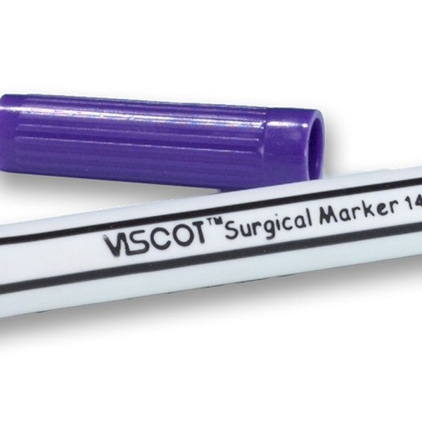 Gentian violet surgical pen, viscot fine tip (single marking pen only, single use)