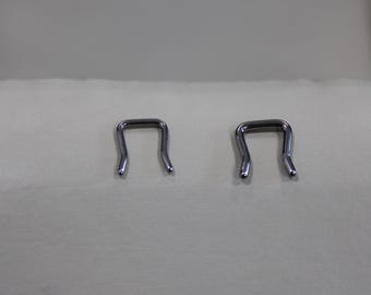 Titanium Septum Retainers 16ga or 14ga