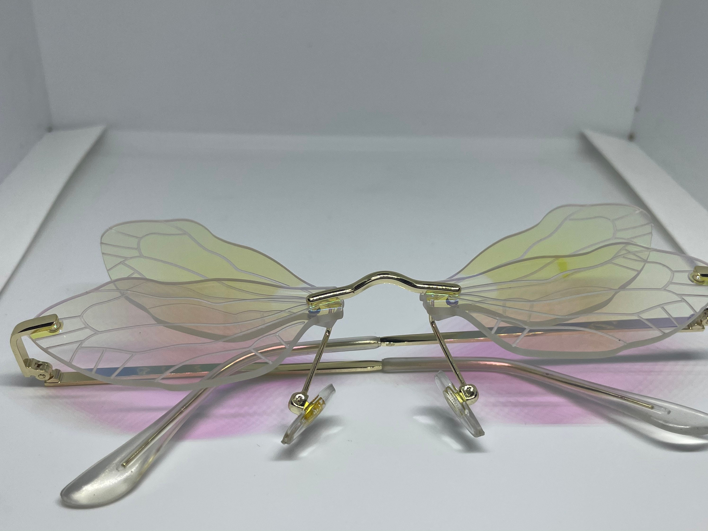 Dragonfly wing glasses select color option Etsy