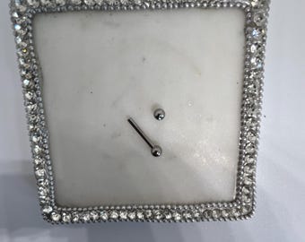 12 Gauge 5/8 Countersunk Internally Threaded Titanium Straight BarBell