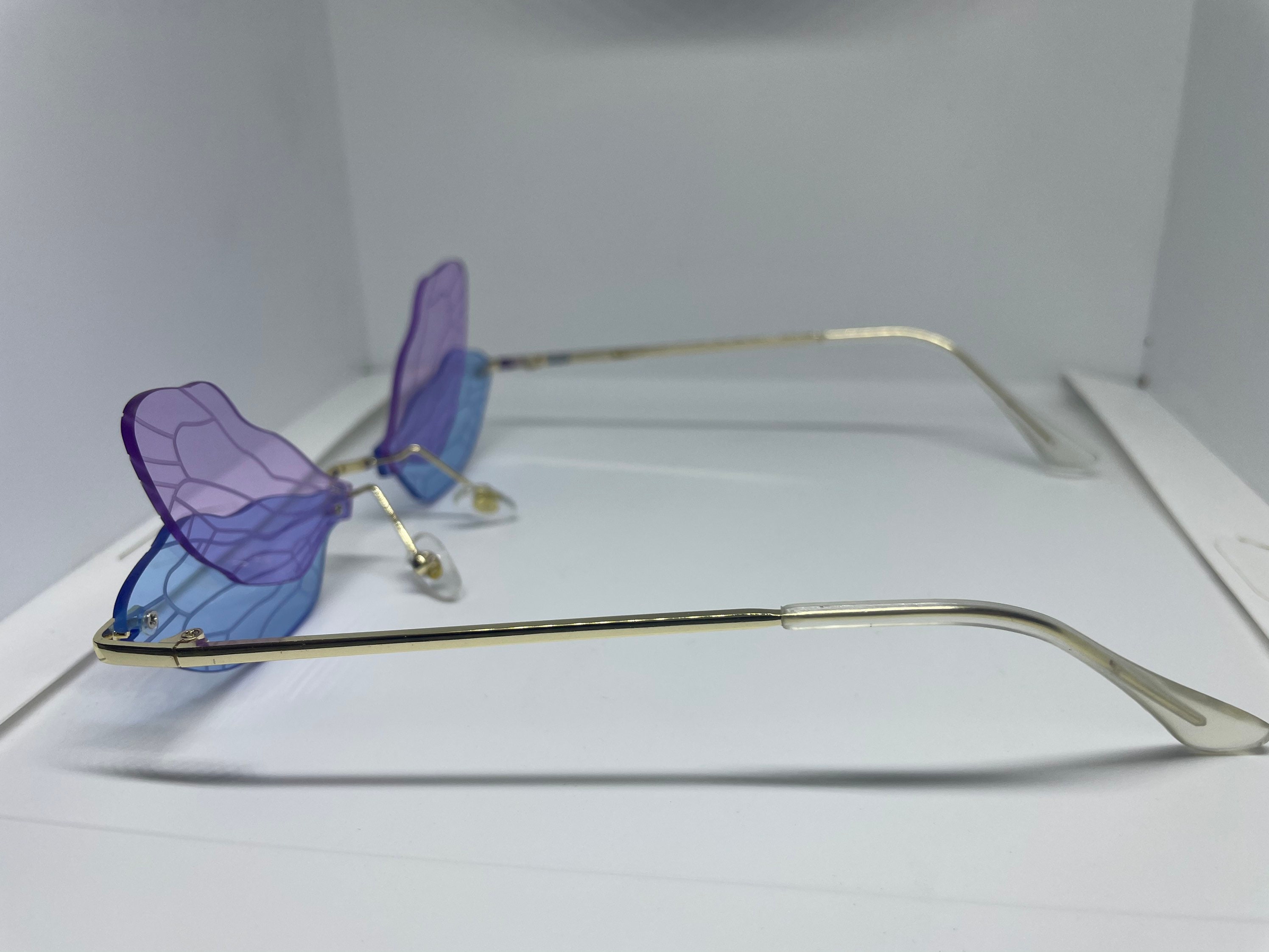 Dragonfly wing glasses select color option Etsy