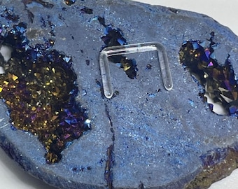 18 Gauge Clear Glass Septum Retainer