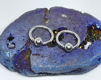 Two for one- 2 x 14 gauge 5/16 annealed steel captive bead rings, 4mm balls