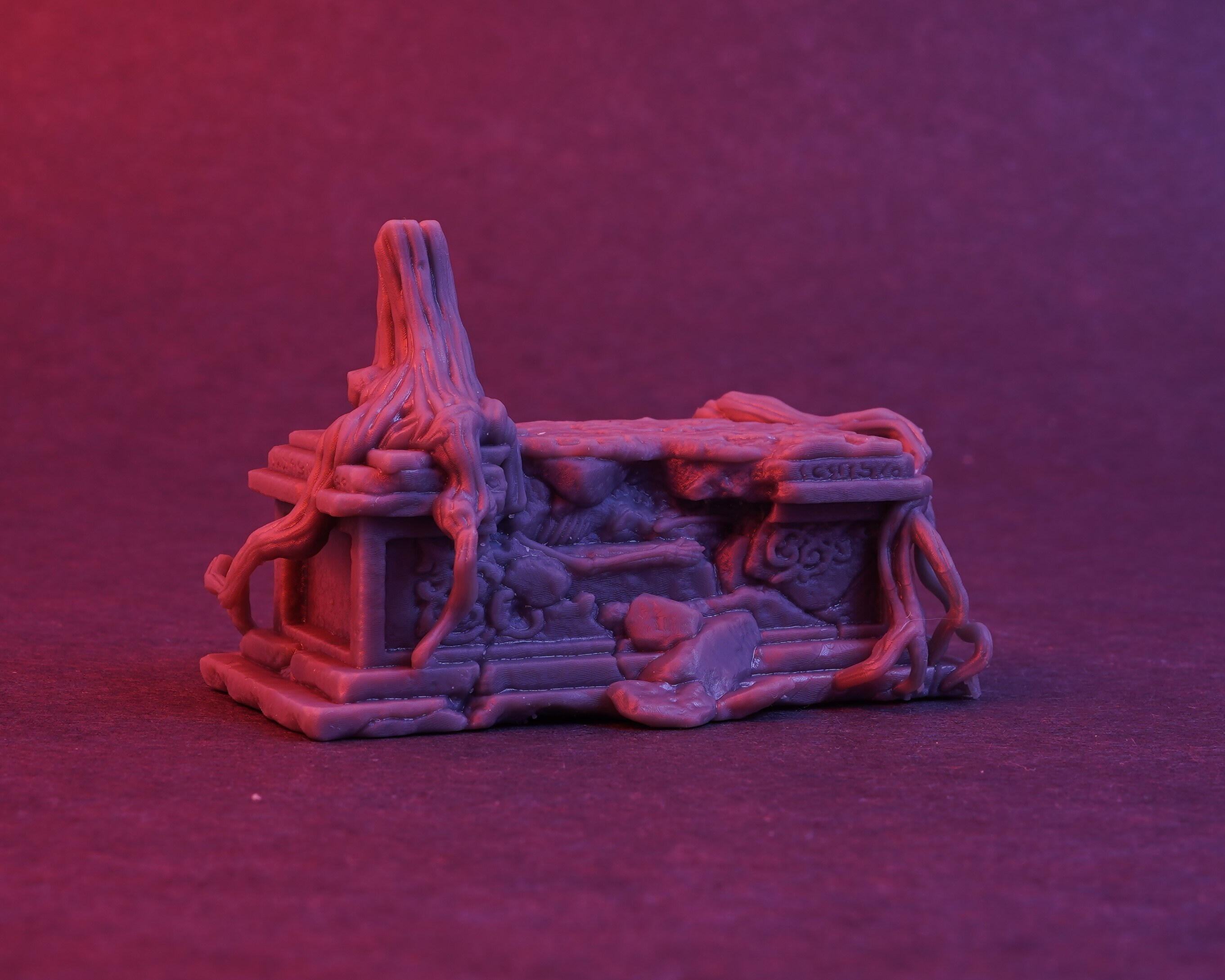Sarcophagus Printed Miniature D&amp;D Pathfinder Warhammer | Etsy