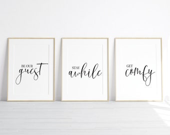 Be Our Guest Sign Etsy