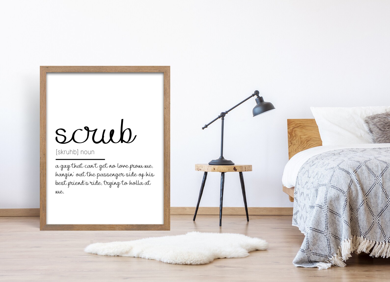 Scrub definition print Song lyrics Popular 90s song Etsy