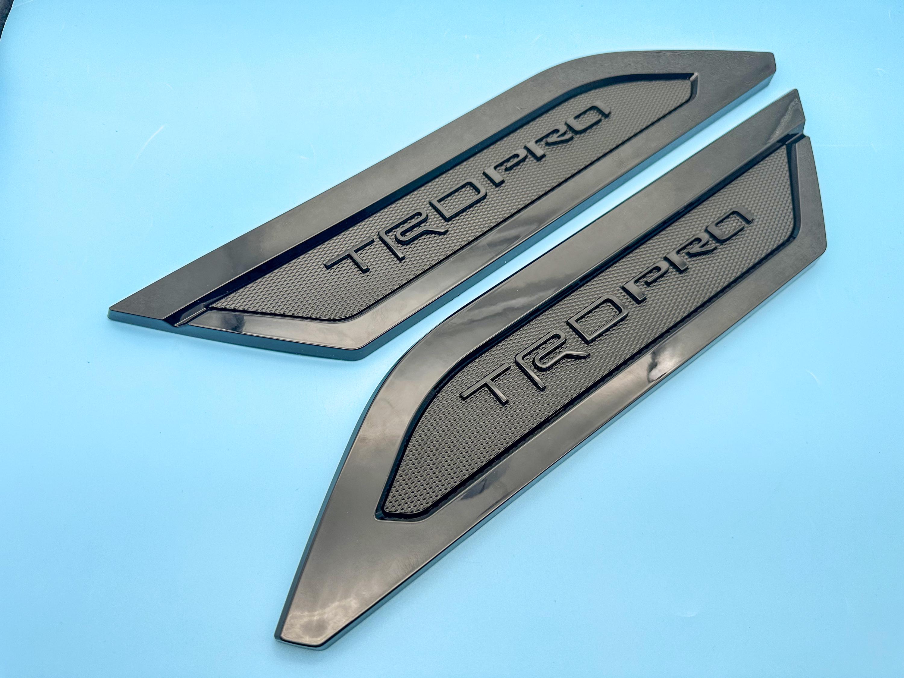 Gloss Black Door Side Body Molding Trim for 2022-2026 Toyota Tundra TRD ...