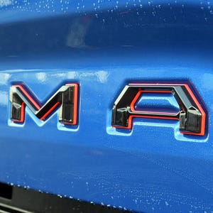Black with Red Outline Raised Tailgate Letters Tailgate Letters Insert Plastic ABS Badge Fits 2016-2023 Toyota Tacoma 2024 and up Tacoma