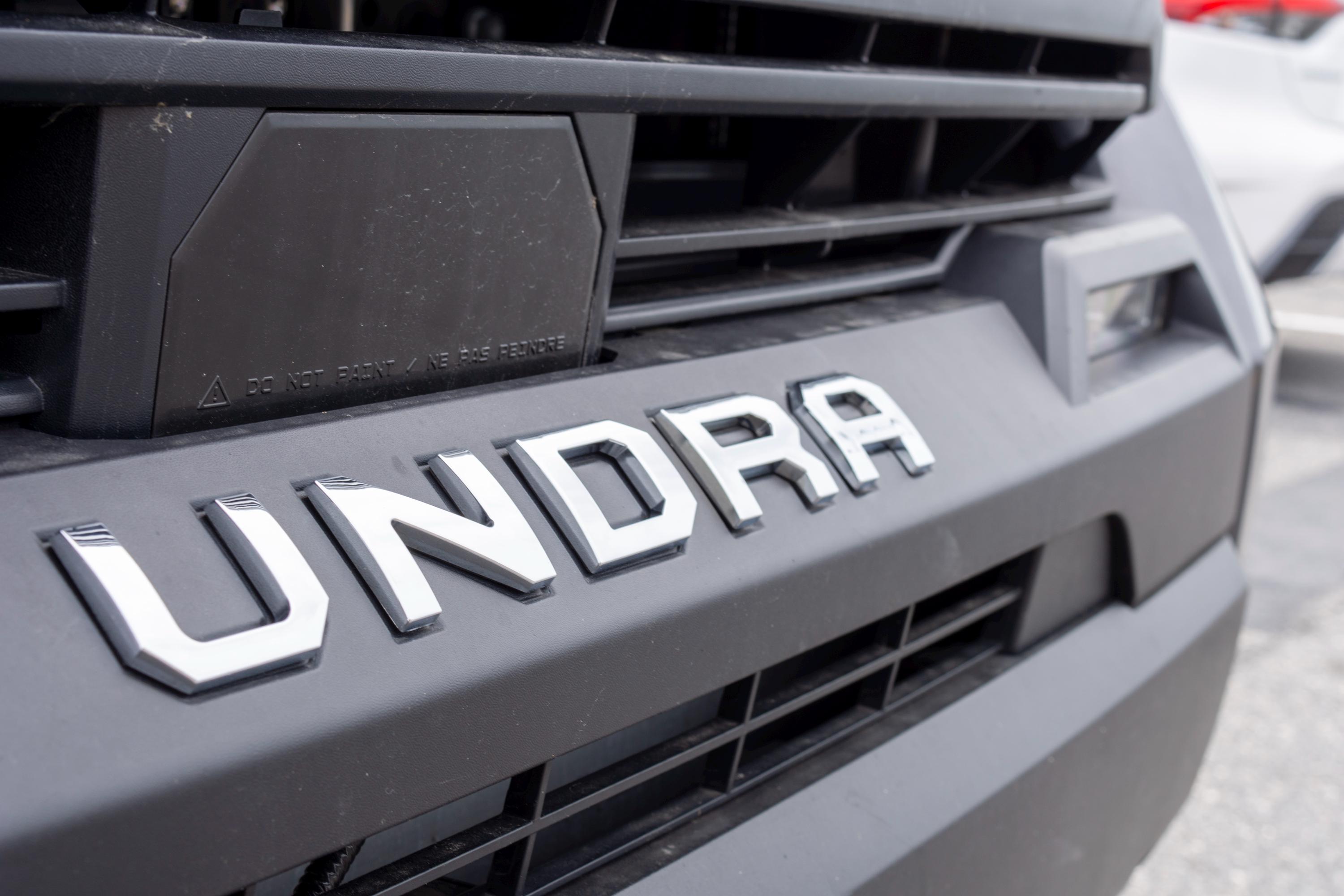 Chrome Premium 3D Color Matched Letters for 2022-2026 Tundra Front