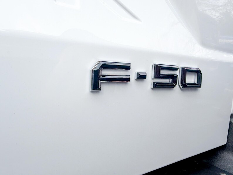 F-50 F-050 Tailgate Fender Emblem Decal for Ford Maverick 2021–2026 ...