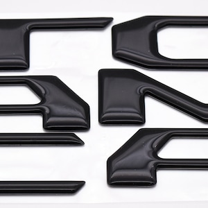 Domed Tailgate Letters compatible with Toyota Tacoma 2016-2021 Raised 3D Domed Sticker Inserts