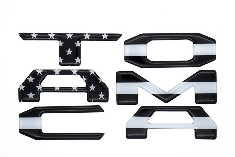 Tailgate Insert Letters Fits 2016-2021 Toyota Tacoma Badge 3D Raised ...