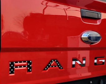 Sell Gloss Red W Black OUTLINE 3D RAISED TAILGATE LETTERS FOR RANGER 2024 2025 In , For US $40.98 - Foto 11