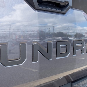 Matte Black 3D color matched Letters for 2022-2024 Tundra Front Bumper