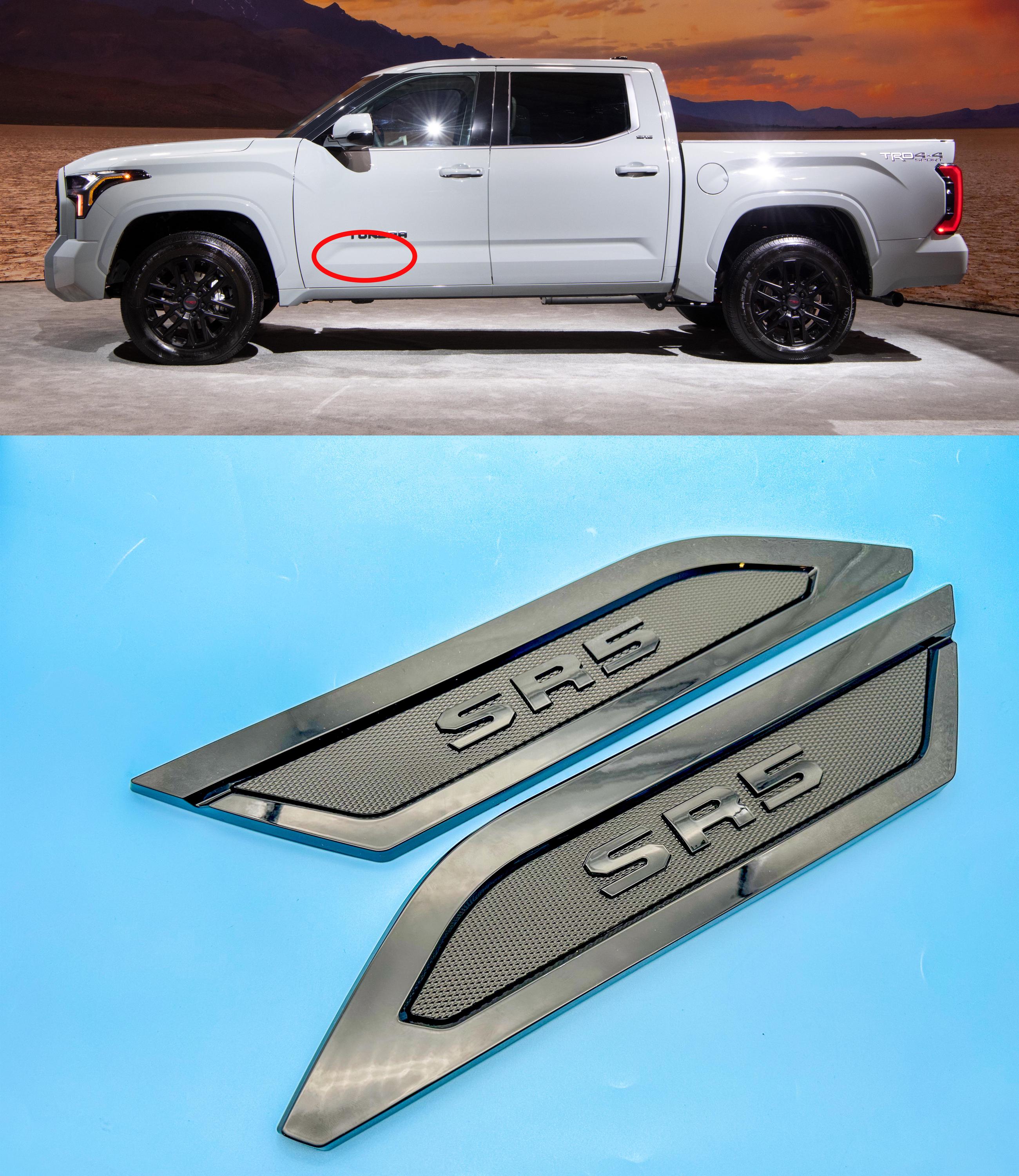 Black Door Side Body Molding Trim for 2022-2026 Toyota Tundra SR5 - Etsy