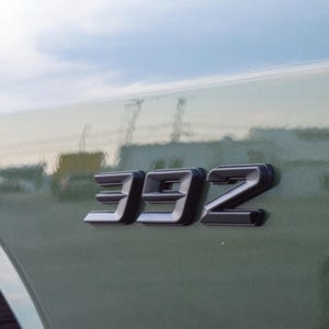 392 Matte Black Fender Badges  Emblem Angry Aggressive Car Badge | 2 BADGES | 345 3D Fender Badges