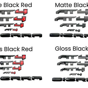 Led At4 Emblems AT4 Overlay Emblems Fit 2023-2026 GMC Sierra 1500 AT4 - Etsy