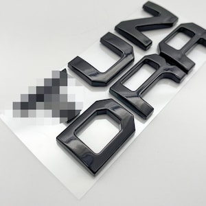 Gloss Black Premium 3D Dashboard glovebox glove box letters for 2022-2024 Tundra