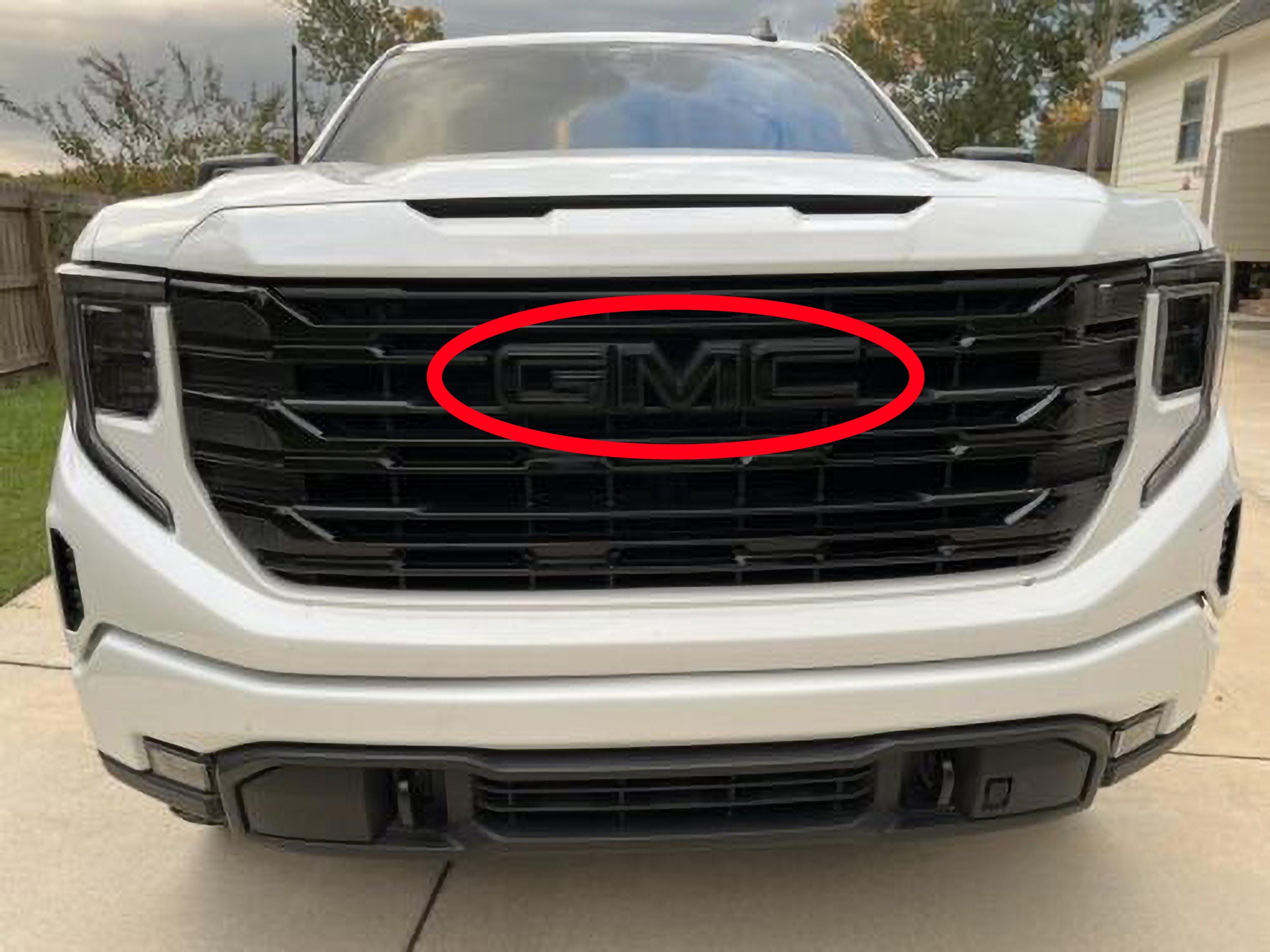 2019-2023 GMC Sierra 1500 2500HD 3500HD Front & Rear Matte Black - Foto 7