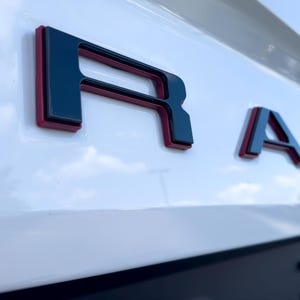 Raised Tailgate Insert Letters Tailgate Letters Insert Plastic ABS Badge Fits 2024 and up Ford Ranger Tailgate