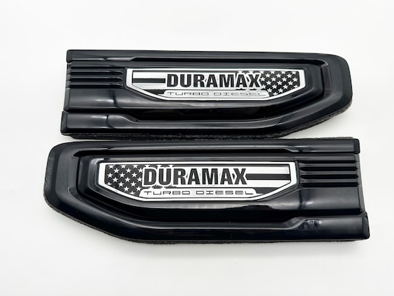 2-Piece 2500HD Emblem Set – Black ABS 3D Nameplate, Self-Adhesive, Waterproof – OEM Size For Truck Tailgate Or Fender