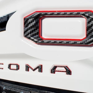Raised Tailgate Insert Letters Tailgate Letters Insert Plastic ABS Badge Fits 2016-2023 Toyota Tacoma