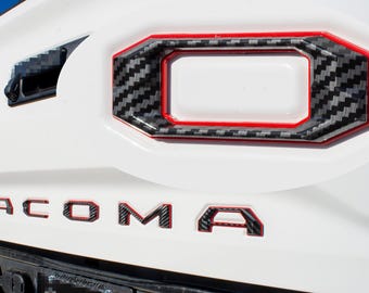 Raised Tailgate Insert Letters Tailgate Letters Insert Plastic ABS Badge Fits 2016-2023 Toyota Tacoma
