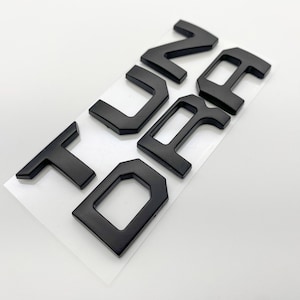 Premium 3D Dashboard glovebox glove box letters for 2022-2024 Tundra