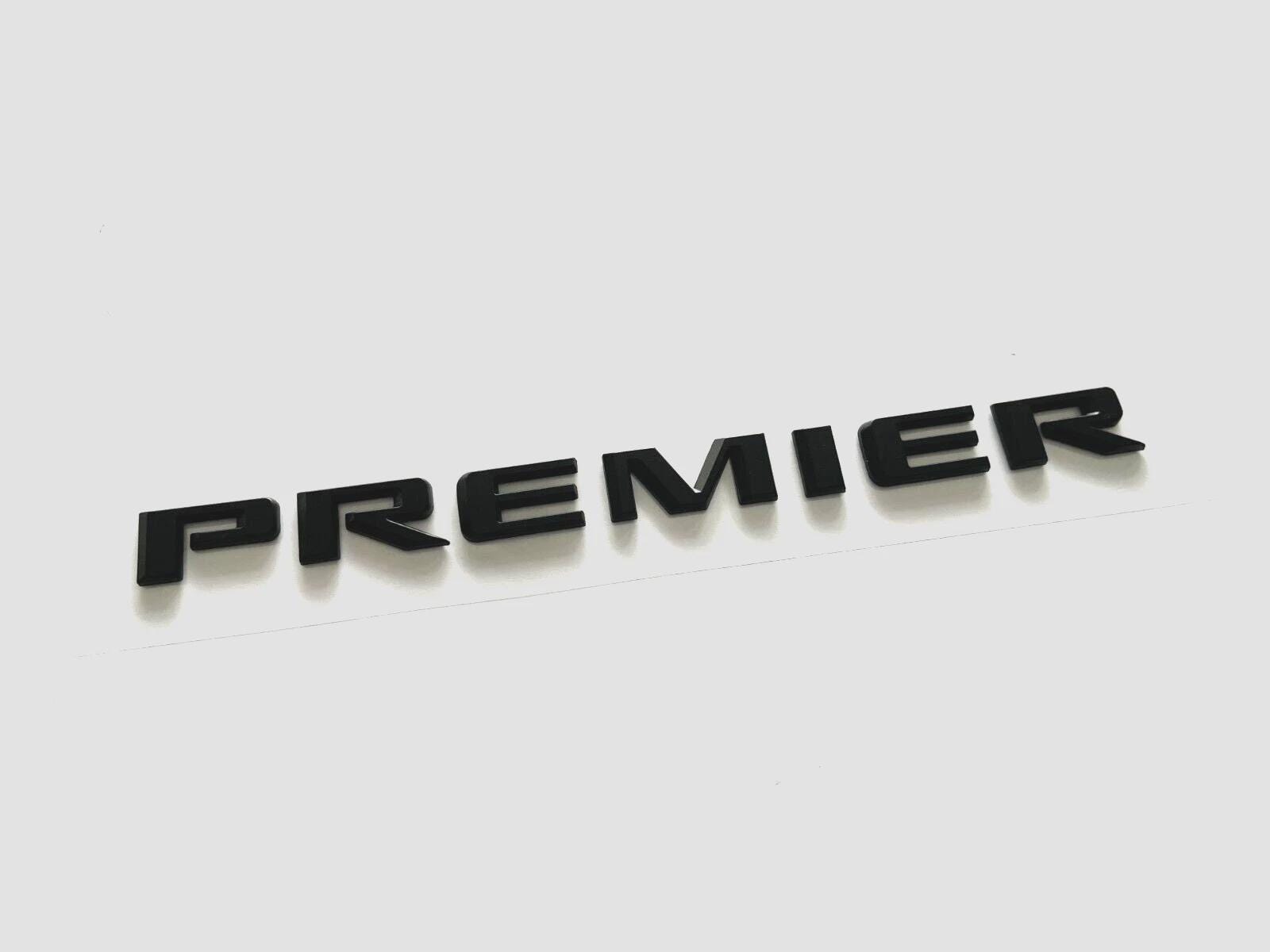 Custom Gloss Black Overlay EMBLEM Fit TAHOE Nameplate Letter For GM 07 20 Tahoe Ltz