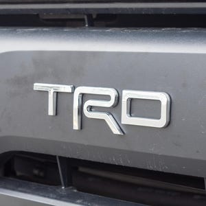 Chrome Fit 2022-2024 Toyota Tundra &quot;TRD&quot; FRONT Grill Decal Inlay Set