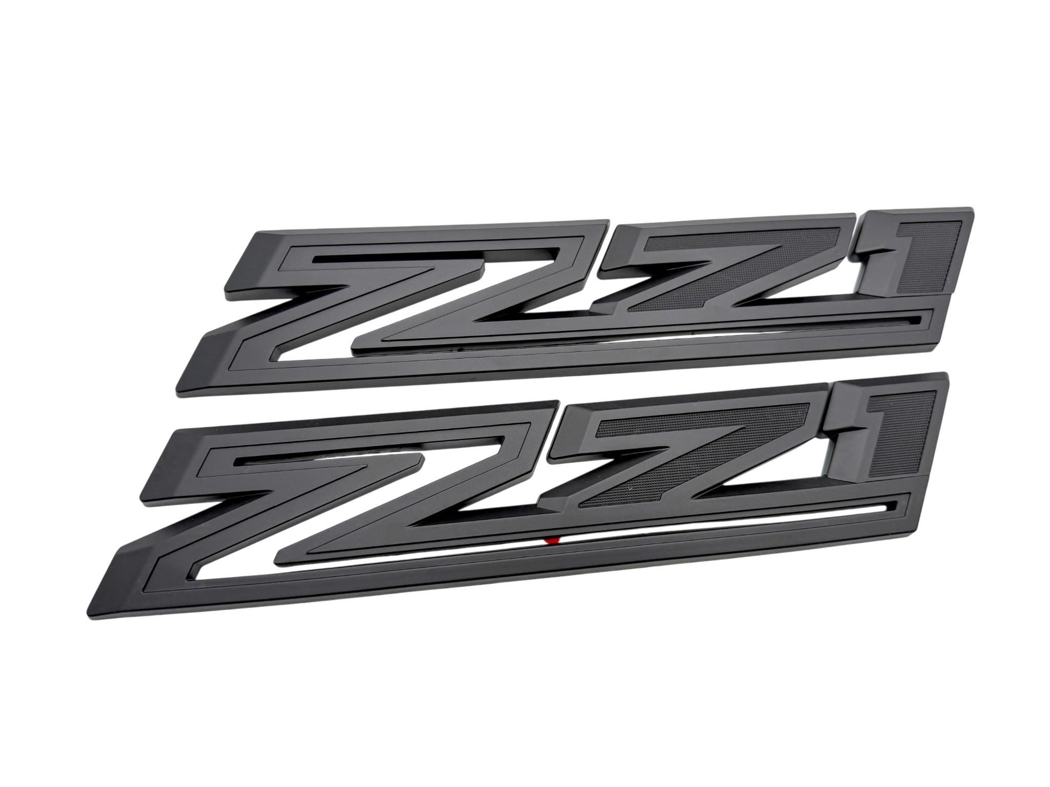 Black Silverado Turbomax LT LTZ Custom Overlay Letters Emblem - Fits ...