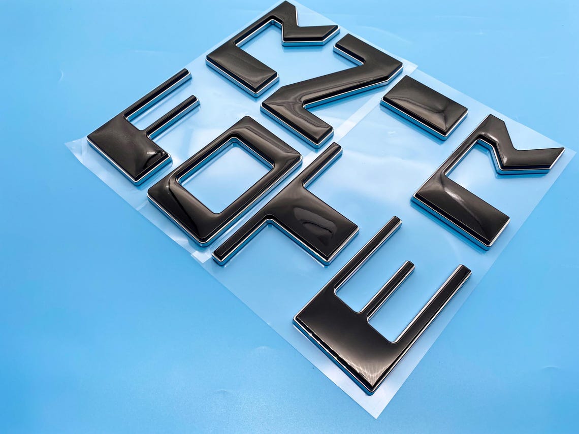 Raised Tailgate Decals Stickers Insert Letters Compatible With 2022 ...