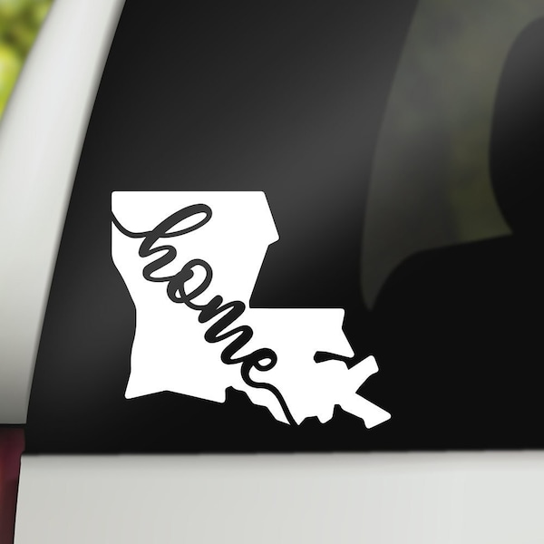 Louisiana Decal, Louisiana Sticker, Louisiana Car Decal, Louisiana Home Decal, Louisiana Vinyl Decal, Car Decal, Laptop Decal, Tumbler Decal