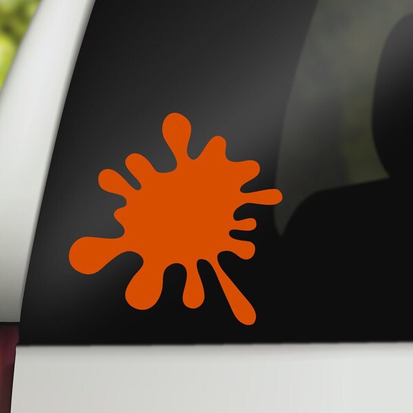 Paint Splatter Decal Etsy
