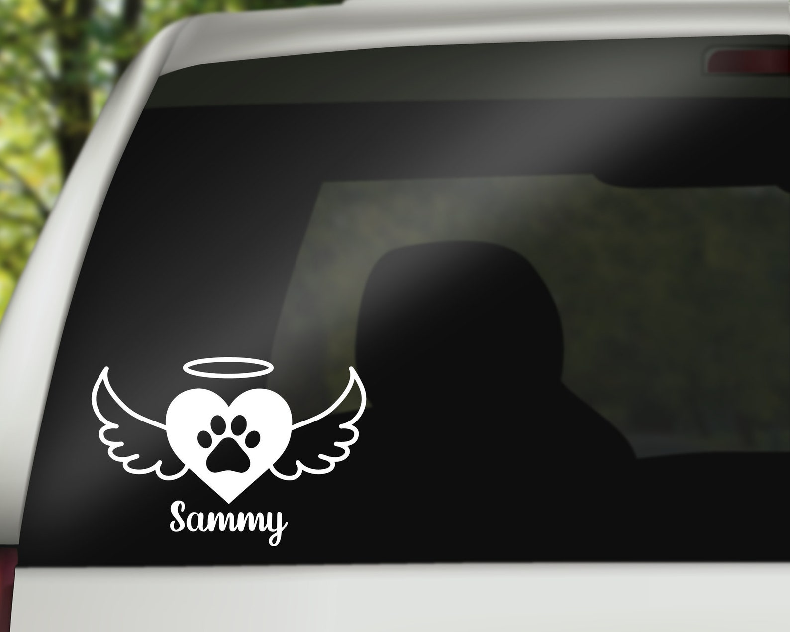 Custom Pet Memorial Decal Dog Memorial Decal Cat Memorial Etsy