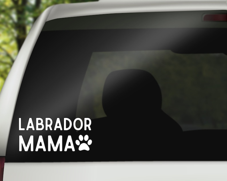 Labrador Mama Decal Labrador Mom Decal Lab Mom Decal Lab Etsy