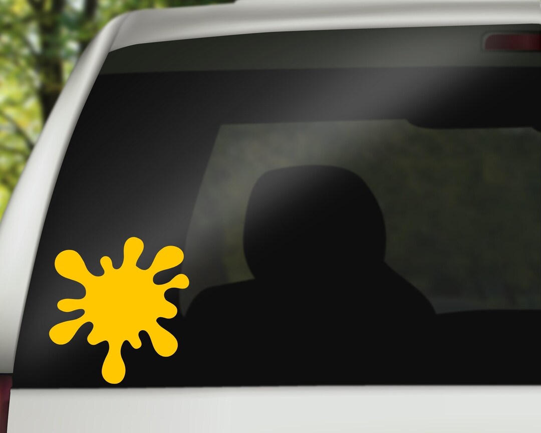 Paint Splatter Decal, Ink Splatter Decal, Paint Decal, Paint Sticker