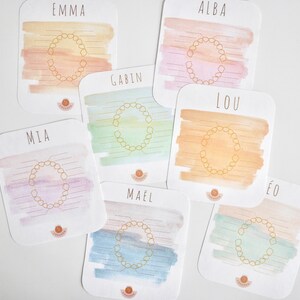 Carte à quenottes, Carte dents bébé, Carte artisanale, Animaux, Hérisson, Souvenir, Cadeau, Noël image 6