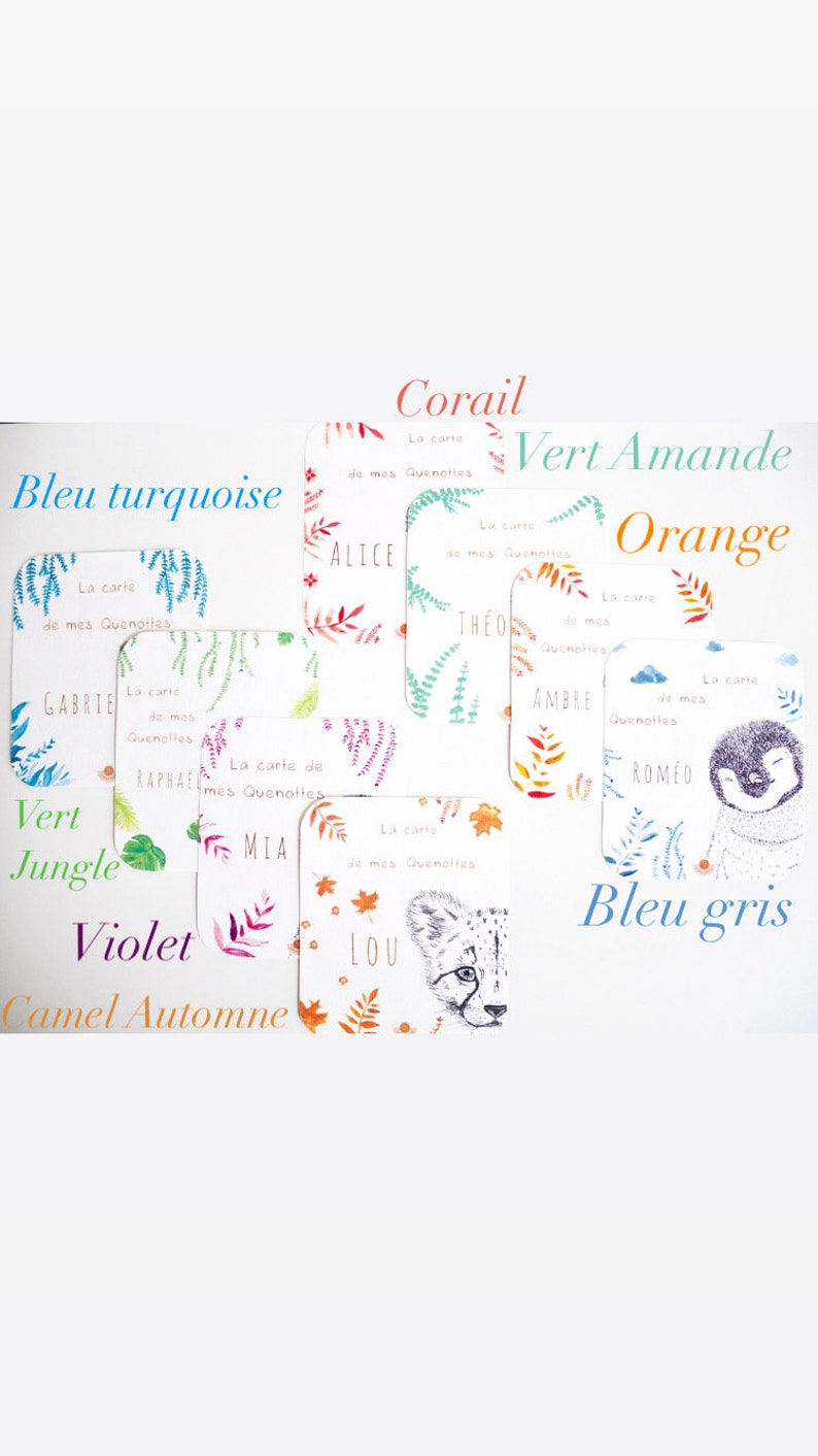 Carte à quenottes, Carte dents bébé, Carte artisanale, Animaux, Hérisson, Souvenir, Cadeau, Noël image 7