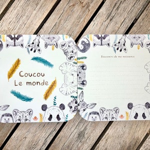 Mijlpaalkaarten, Babymijlpaalkaarten, Geboortekaart, Handgemaakte kaart, Babykaart, Babyshower, Dieren