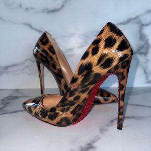 Cheetah red bottoms store