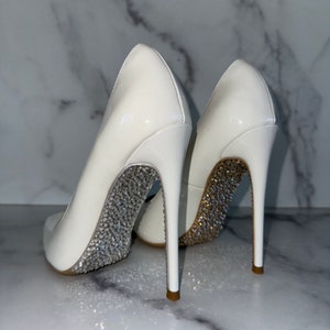 OSTTY - Women Pumps Bling Sexy High Heels Glitter Wedding Party Women Heels  Shoes $39.22