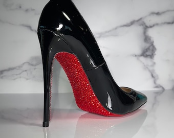 Crystal Red Bottoms Stiletto Pumps Formal Party Y2K US -  Australia