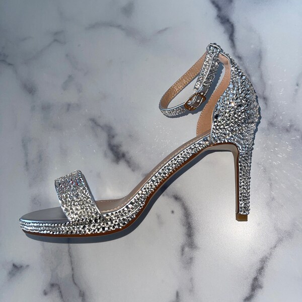 bling bridal shoes