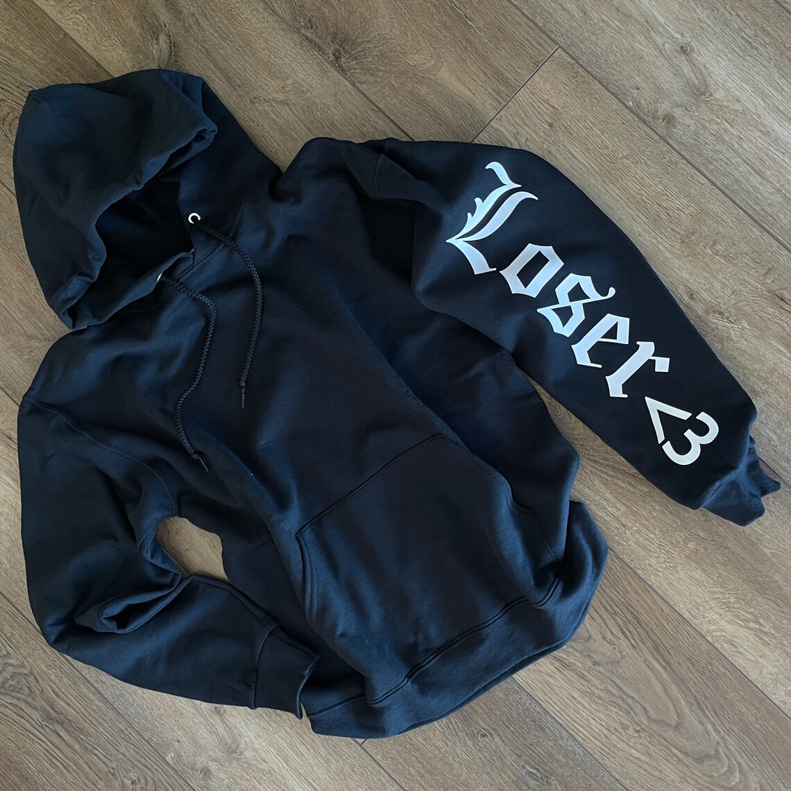 Custom Graphic Hoodie With Name on Arm Sizes XS to XXL Add Etsy