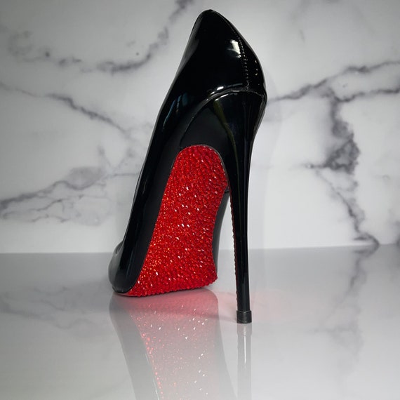 Crystal Red Bottoms Stiletto Pumps Formal Party Y2K US - Etsy Ireland