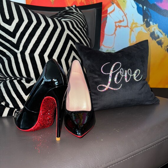 red bottom heels size 8