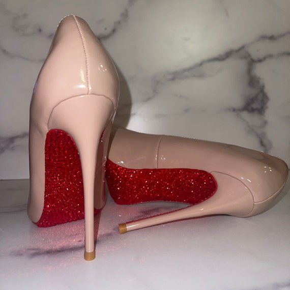 Louis Vuitton, Shoes, Authentic Christian Louboutin Nude Red Bottoms