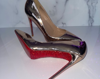 rose gold heels cheap